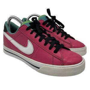 Nike Women's Sweet Classic Low Pink Leather Sneakers Casual Skate Street Size 8